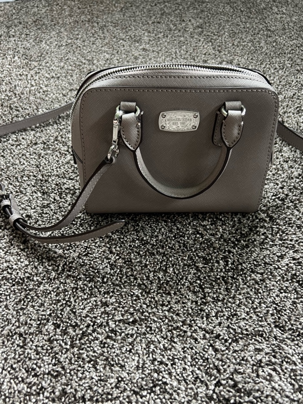 Michael Kors Small Satchel w/ Crossbody Strap.